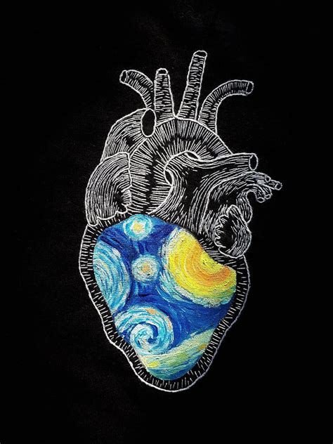 Of Heart Heart Love Pain Paint Sanat Van Gogh Hd Phone Wallpaper
