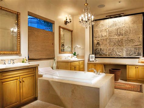 Small bathroom ideas and designs. 20 Luxurious Bathrooms with Elegant Chandelier Lighting