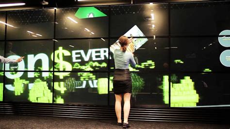World´s Largest Interactive Multi Touch Wall Digital Signage