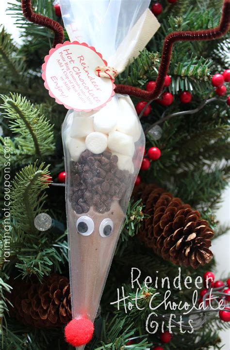Reindeer Hot Chocolate Ts Free Printable T Tag Labels