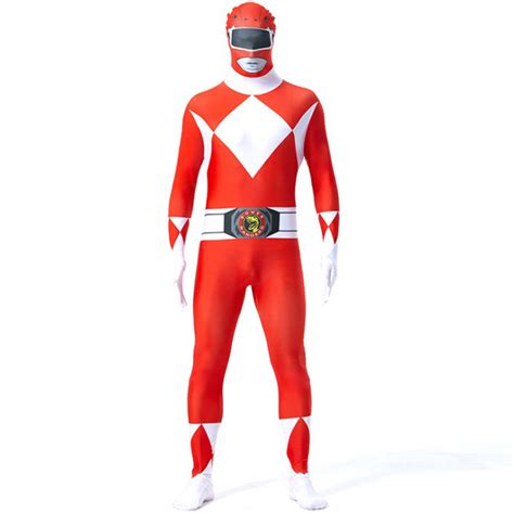 Adult Red Power Ranger Costume Telegraph