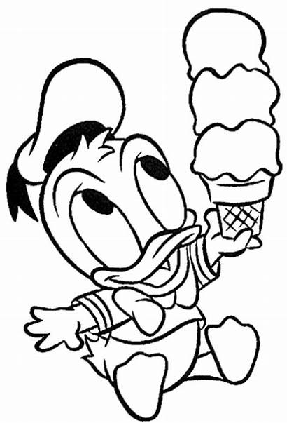 Duck Donald Coloring Pages Printable Colouring Disney