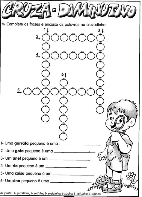 Escola Saber Atividades De Aumentativo E Diminutivo Para Imprimir 2c4