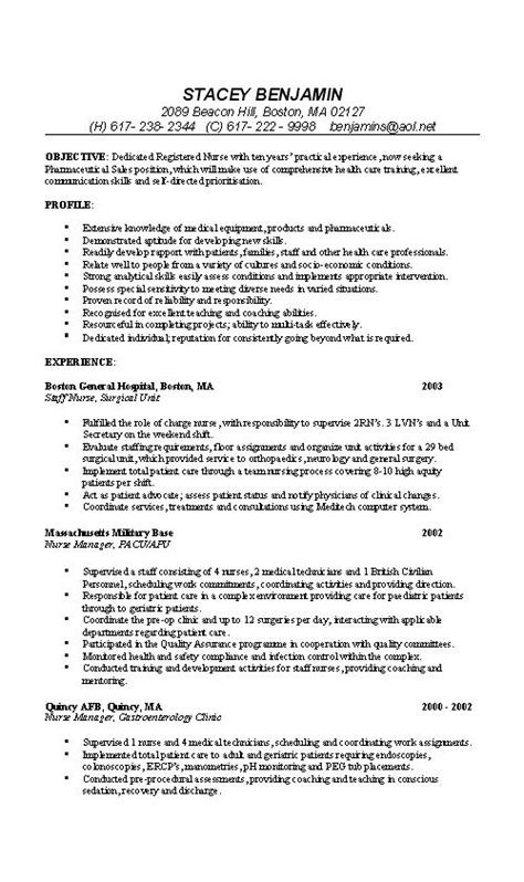nurse resume  nursing resume template nursing