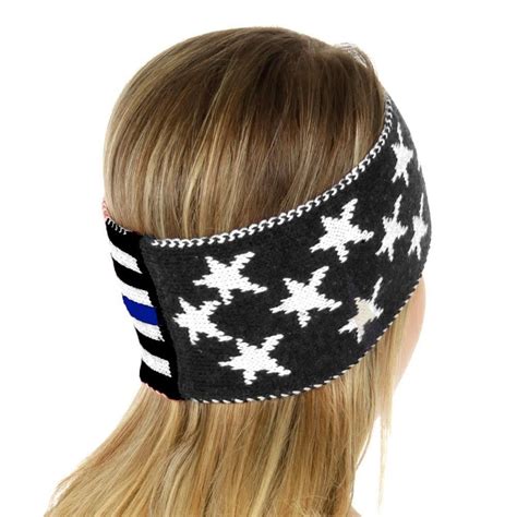 thin blue line headband stars and stripes thin blue line usa