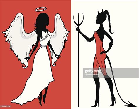 Devil And Angel High Res Vector Graphic Getty Images