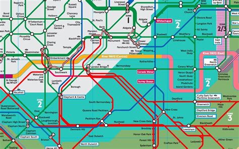 The Secret Tube Map Thats Only Meant For Tfl Employees Londonist