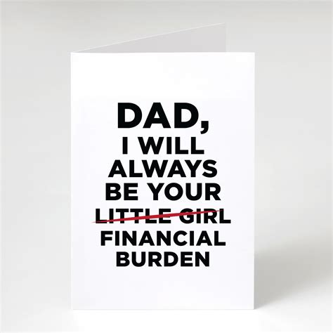 Funny Dad Christmas Card Dad Christmas T From Daughter Etsy