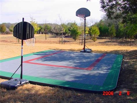 Many people prefer the nba/ncaa standard size, but smaller ones are also common. Outdoor Basketball Court Flooring | UltraBaseSystems®