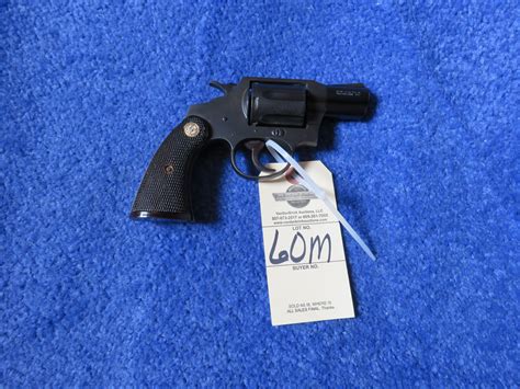 Lot 60m Colt Agent 38 Special Ctg Revolver Vanderbrink Auctions