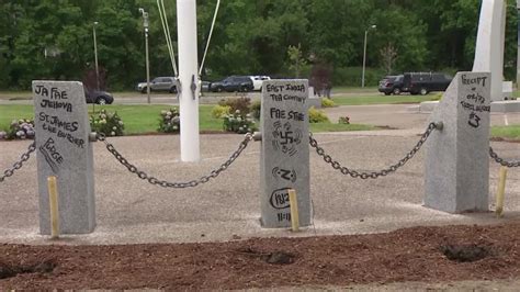 Massachusetts Vietnam Veterans Memorial Vandalized With A Swastika Cnn