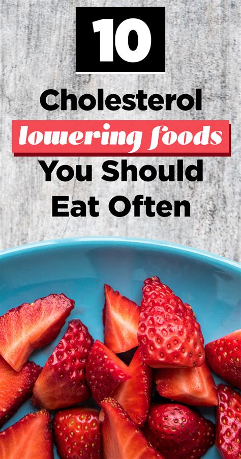 High cholesterol usually means too much ldl. Cholesterol lowering foods you should eat often # ...
