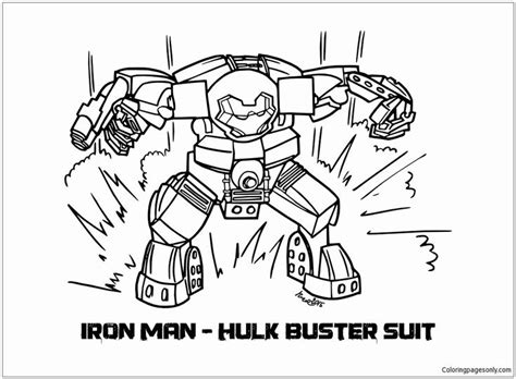 Coloring is fantastic fun and our printable coloring pages have something for everyone. Hulk Buster Coloring Page Unique Lego Iron Man Hulkbuster ...