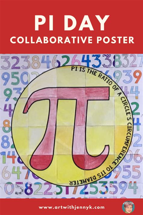 Pi Day Activity Pi Day Coloring Classroom Collaborative Poster