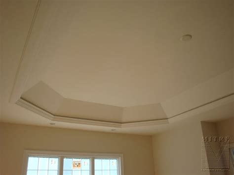 Now lay in your rope or led light strips into the channel on top of the molding. CEILING TREATMENTS: Tray Ceiling Moulding for accent lighting