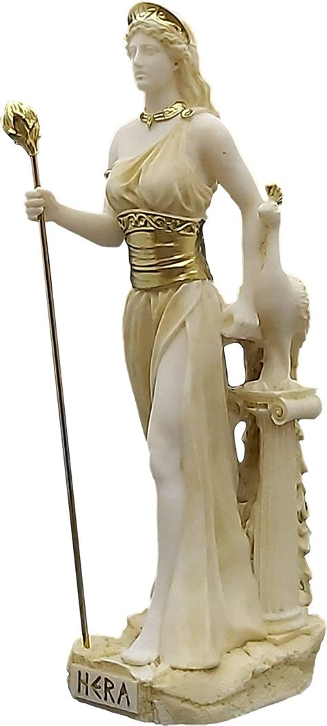 Amazon Com Hera Juno Greek Roman Goddess Queen Of Gods Statue Sculpture Figure Home Kitchen