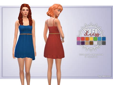 💎lovely Magic💎passion Flower Sims 4 Dresses Maxis Match Summer