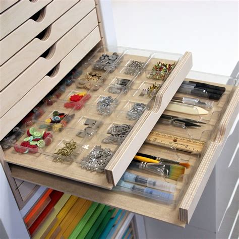 Drawer Cabinet Accessory Tray Craft Room Design Craft Room Storage