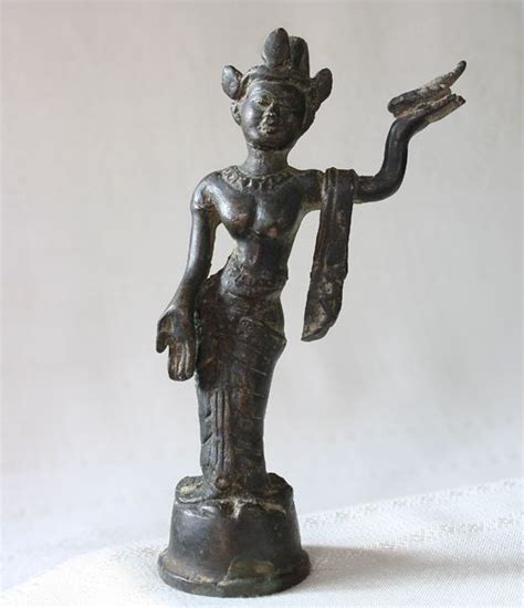 antique bronze deva from java asian antiques bronze antiques