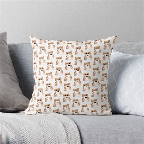 Paint Pals Hamster Scream Meme Throw Pillow By Loxy Ham Art Redbubble