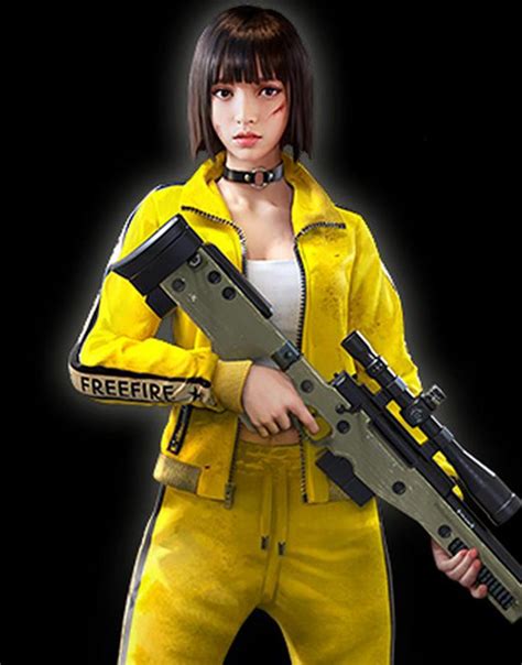 Sprinting speed increased by 1%. Free Fire Kelly Yellow Jacket | Video Game Girl's Cotton ...
