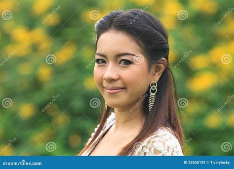 portrait beautiful asian girl stock image image of confident glamor 33550129