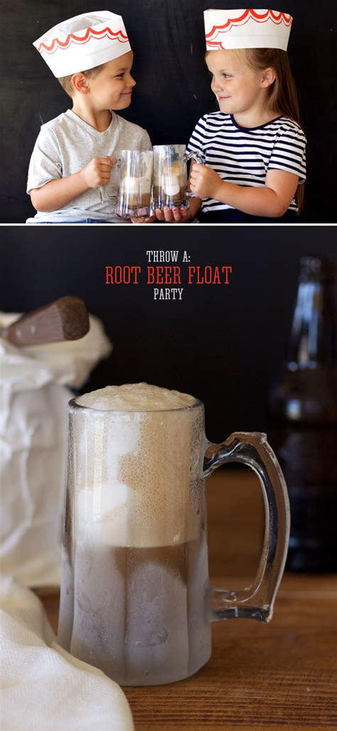 Root Beer Float Party Soda Fountain Hats Diy