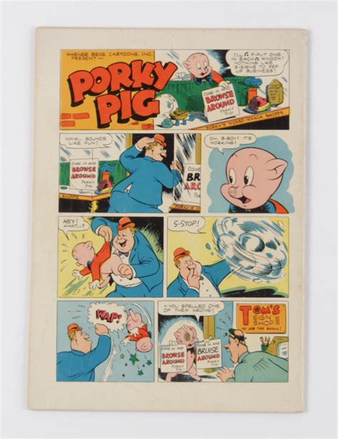 1951 Porky Pig Issue 322 Dell Comic Book Pristine Auction