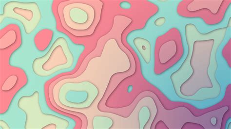 Pastel Slide Elevation Colorful Abstract Wallpaper Hd Abstract 4k