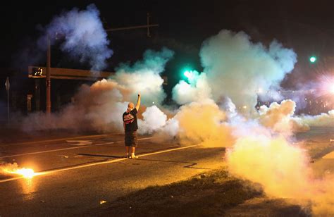 Photos Of The Protests In Ferguson Missouri Tear Gas Rubber Bullets