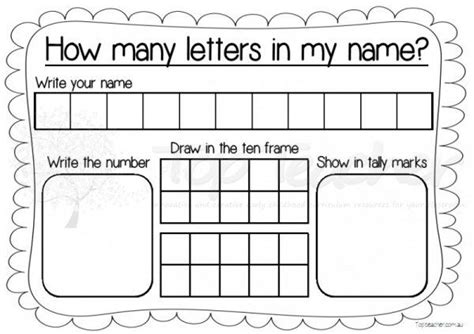 How Many Letters In My Name Top Teacher Innovative And Creative