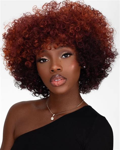 Curly Afro Wig Hair Color For Black Hair Afro Hair Color Curly Afro Wig