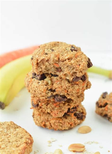 It doesn't get easier than that! CARROT CAKE BANANA PEANUT BUTTER COOKIES , no eggs # ...