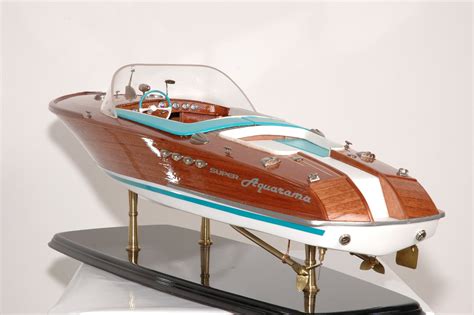 Riva Super Aquarama Model Boat Rivawoodenhandcraftedready Made