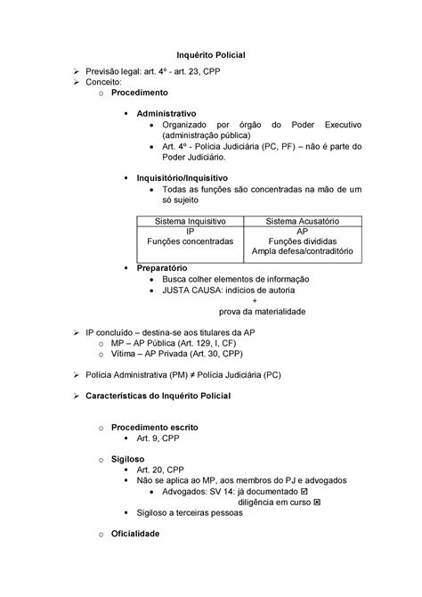 Modelo De Inquerito Policial