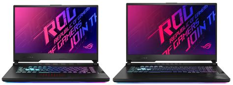 Laptopmedia Asus Rog Strix G15 G512 Vs Asus Rog Strix G17 G712