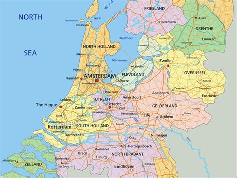 Netherlands In Map Map Of The Netherlands Netherlands Travel Guide Eupedia Get Free Map