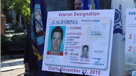 California Dmv Offers Veteran Designation On Driver Licenses Id Cards
