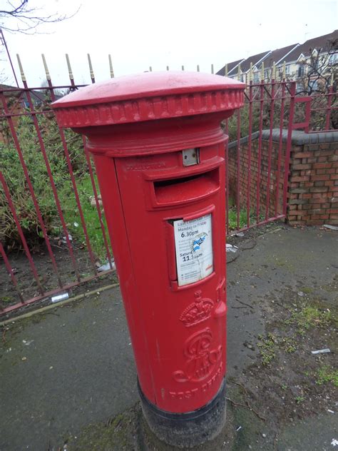 Garrison Lane Bordesley Red Post Box Er Vii B9 244 A Photo On