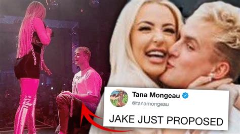 Jake Paul And Tana Mongeau Are Engaged And Yes Its Real Youtube