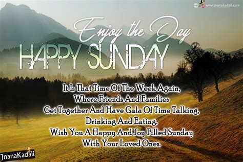 Happy Sunday Joyful Quotes With Misty Morning Hd Wallpaprs