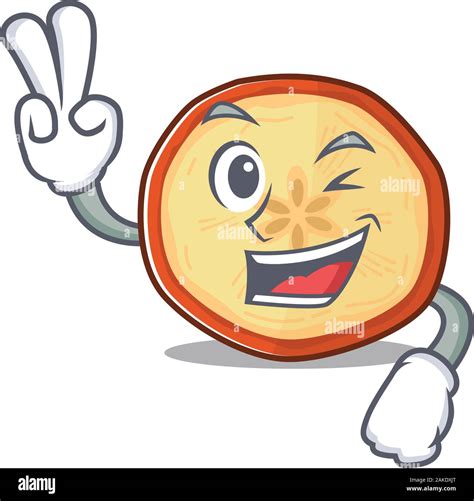 Smiley Mascota Del Personaje De Dibujos Animados De Chips De Apple Con