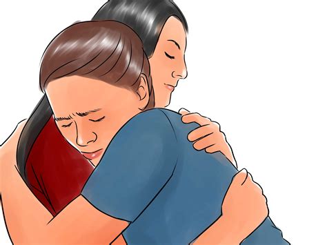 Have you ever felt helpless when someone near to you was grieving over the loss of a loved one? 5 Simple Ways to Hug - wikiHow