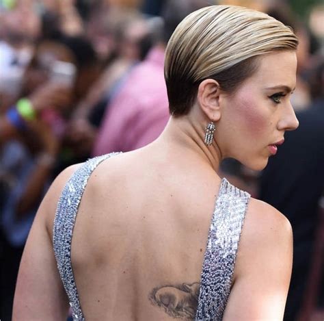 Fans Spotted At Scarlett Johanssons New Tattoo Celebrity News