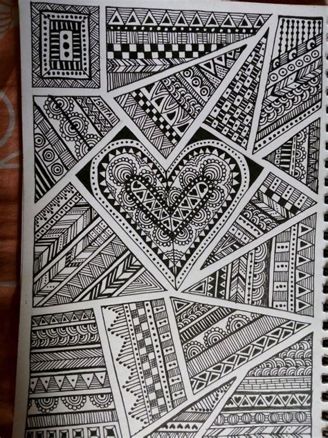40 Creative Doodle Art Ideas To Practice In Free Time Zentangle