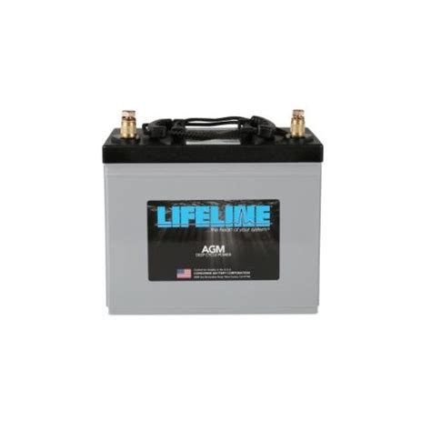 Lifeline Marine Deep Cycle Agm Battery 12v 80a Gpl 24t