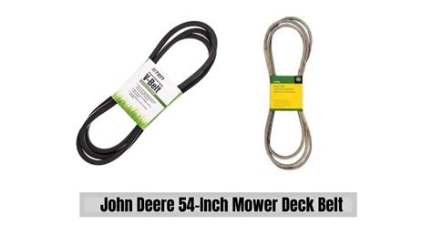 John Deere 54 Inch Mower Deck Belt Diagram Described Lawnask