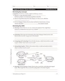 While we talk related with darwin's natural selection worksheet key, scroll the page to see various related images to complete your ideas. Theory Of Evolution: Theory Of Evolution Worksheet Answers