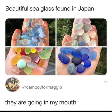 Beautiful Sea Glass Found In Japan They Are Going In My Mouth