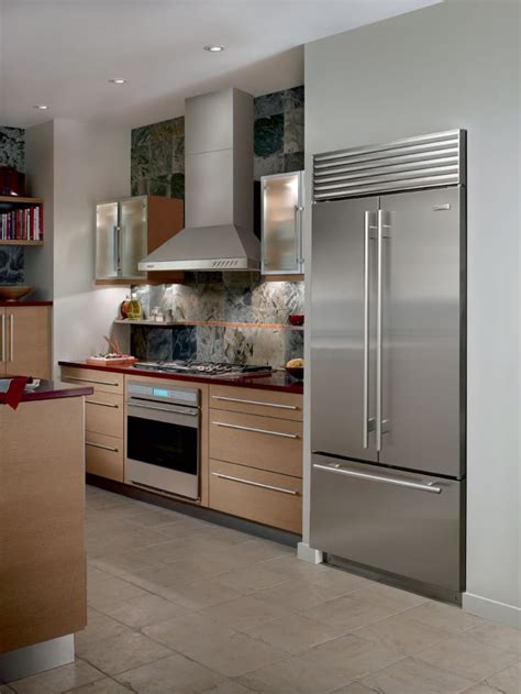 But the width and depth do not change. Sub-Zero BI36UFDO 36 Inch Built-in Panel Ready French Door ...